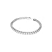 Swarovski Matrix Tennis Bracelet, Round Clear Stones on Rhodium Finished Band, Size M, Part of the Matrix Tennis Collection
