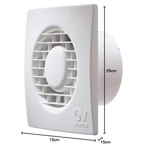 Vortice Punto Filo Monoforo 120-5 T Aspiratore Da Muro Mm.150X120 Con Timer Bianco - 3