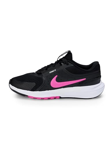 Nike Little Kids Star Runner 5 Running Shoes Black/Laser Fuchsia-Anthracite-White 13C