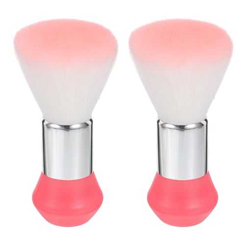 ADOCARN - ADOCARN Lot de 2 Balais à Cou pour Coiffeur - Brosse à Cheveux Et Barbe à Poils Doux - Outil de Nettoyage pour Coiffeur Et Styliste à Domicile - 14,5 X 8,4 Cm