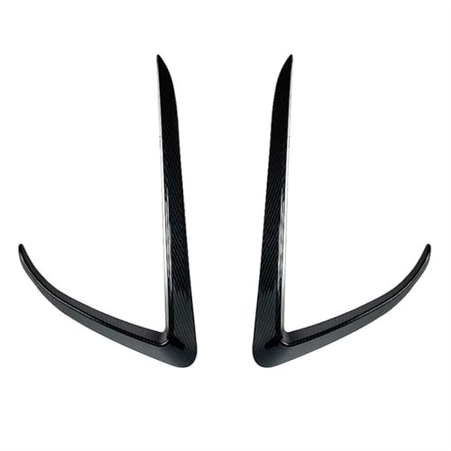 車のリアウィンドウサイドスポイラー For Tesla for Model 3 Y 2pcs Car Front Trim Light Eyebrow Wind Bumper Cover Sticker ABS Fog Lamp Decorate 2017