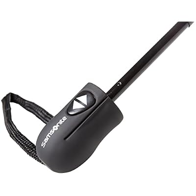 Samsonite Compact Auto Open/Close Umbrella, Black, One Size