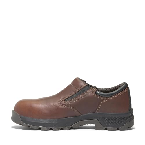 Timberland PRO Timberland PRO Men's Titan EV Slip-On Composite Safety Toe Industrial Casual Work Shoe, Teak Trailblazer, 11.5 Medium