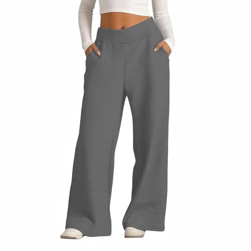 Wide Leg Sweatpants Women High Waisted Baggy Joggers Loose Fit Athletic Sweatpants Soft Lightweight Joggers 2025