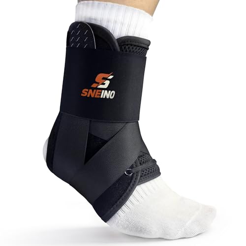 Image of Ankle Brace for Women Men - Ankle Support Brace for Sprained Ankle,Ankle Stabilizer for Achilles,Tendon,Sprain,Injury Recovery,Lace up Ankle wrap for Running,Basketball,Volleyball (New Upgrade, Medium)