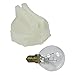 Produktbild Lampe Backofenbirne Birne Kugellampe Kugelform E14 40W Backofen Herd ORIGINAL Bosch Siemens 00613655 613655