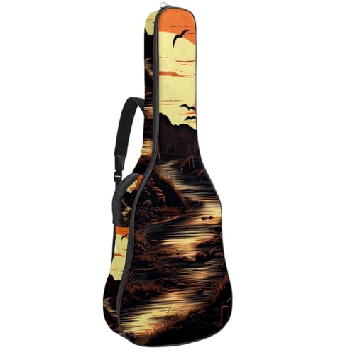 Sac de transport pour guitare basse 101,6 cm imperméable et rembourré