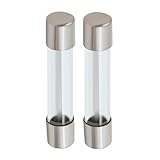 5304509451 20A Amp 125V Max Slow-Blow Glass Microwave Oven Fuse, 6x30mm (0.24 x 1.18 inches), Compatible with GE, Frigidaire, Kenmore - Replacement for 5304488359,5304464087 (2 Pack)