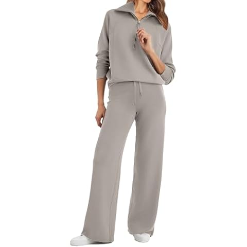 Glamaker Women's Oversized Half Zip Tracksuit Set Cover