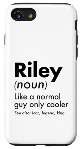 Riley Like A Normal Guy Only Cooler Legend King �t�@�[�X�g�l�[�� �X�}�z�P�[�X iPhone SE (2020) / 7 / 8 �p