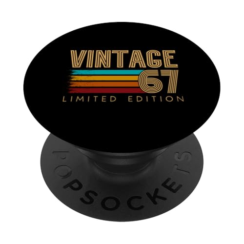 1967 Cumpleaños Vintage 67 PopSockets PopGrip Intercambiable
