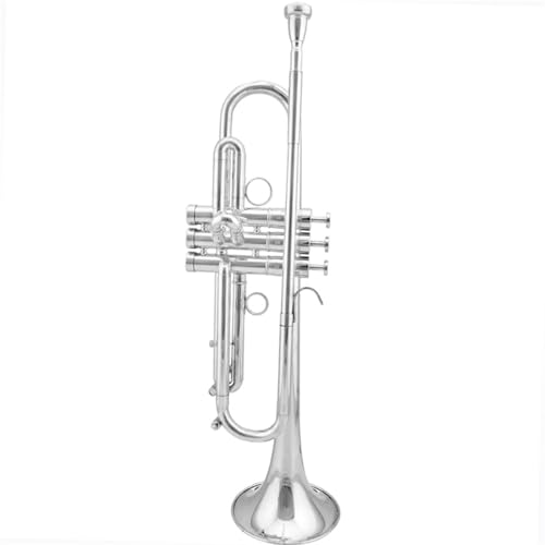 Trumpets for Beginner Trumpet B Flat Silver-plated Trumpet Advanced Band Brass Instrument
