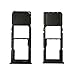 A12 Single SIM Card Tray Slot Replacement Holder Parts for Samsung Galaxy A12 6.5 Inch SM-A125F A125 A125F A125M A125G 2020 (Black)