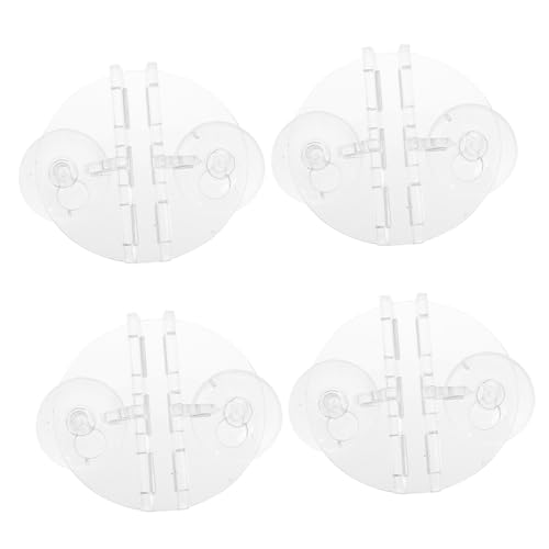 Milisten 4個 水槽仕切りクリップ ベタタンク ポンプ 水族館吸盤クリップ ネット 戦車 水槽用仕切り 水槽仕切りホルダー 水族館分離仕切りクリップ 水槽の仕切り ゴム