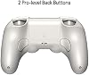 Controlador inalámbrico 8Bitdo Pro 2 con estuche de viaje, joystick de efecto Hall actualizado, gamepad retro para Switch/Switch 2, PC, Android y Steam Deck y Apple (Edición G Classic) de 8Bitdo 6