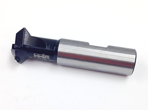 Image of HHIP 2076-0003 45 Degree 2-Insert Index able Chamfering End Mill, 1-1 /8 inch Cutting Diameter, 3 /4 inch Shank, 3.35 inch OAL