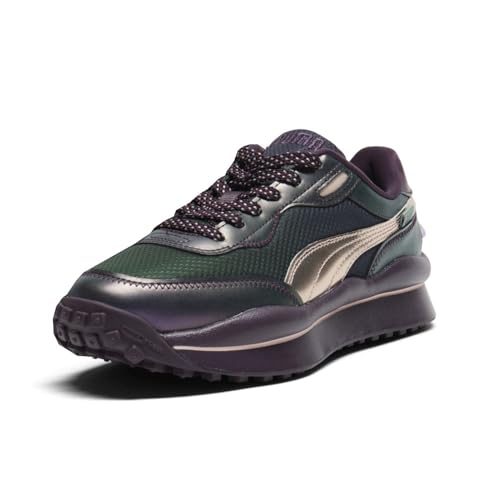 PUMA Womens Style Rider Galactic Lace Up Sneakers Shoes Casual - Purple - Size 8.5 M2