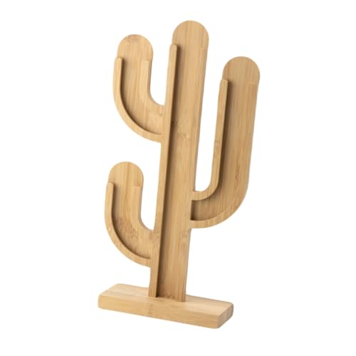 Unomor Cactus Shape Coffee Pod Holder Organizer Desktop Stand for Coffee Countertop Decoration Creative Disassemblable Design Housewarming present Stylish Storage