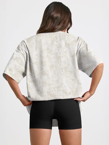 Image of Trendy Queen Womens Oversized T-Shirts Short Sleeves Workout Tops | Casual Summer Gym Tees Plus Size Fashion Clothes 2026