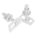NUOBESTY 2pièces Vis Plastique Pour Abattant De Wc Boulons De Fixation De Réservoir Écr...