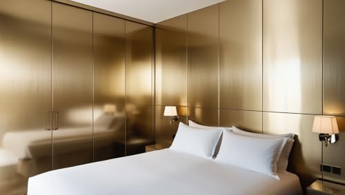 Image of Indigo Metallic Emulsion Platinum Series - Sparkling Metallic Texture Wall Paint | Water-Based | Anti-Fungal & Algae Resistant | Interior & Exterior Use 500 ml Fire Red