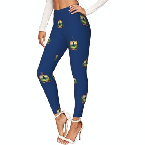 Leggings de compresión suave para mujer estilo Vermont, mallas deportivas transpirables