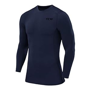TCA Men and Boys’ Long Sleeve Compression Shirt, Athletic Workout Sports Undershirt Base Layer Top