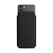 Produktbild WIIUKA Hülle für Samsung Galaxy S21, Lederhülle extra Dünn, Deutsches Premium Leder, Design Handyhülle Schwarz