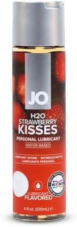 System Jo H2O Flavored Lubricant, Strawberry, 5.25 oz/155 ml