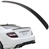 SCITOO Spoiler Wing Fit for Mercedes-Benz W204 C-Class Sedan 2008-2014 Gloss Black Rear Trunk Lid Spoiler Wing