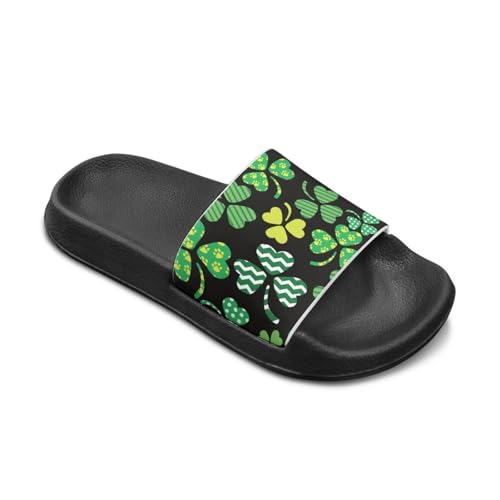 Image of Boy & Girls Slide Sandals Kids Shower Shoes Non Slip Summer Slippers Beach Sandals
