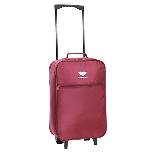 Slimbridge Bagage Cabine à Main Valise Légere à Deux roulettes 55 cm 0,95 kg 27 litres 2 Roues, Barcelona Violet