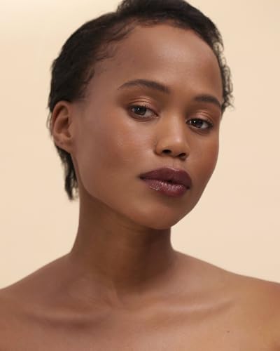 Henné Organics Luxury Lip Tint - Moisturizing, Sheer Natural Color - Nightfall (Dark Red) - Image 6