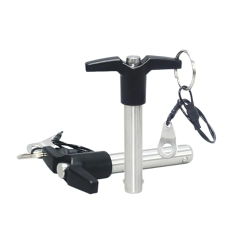 Goupille à dégagement rapide inox de 9,5x65mm avec goupille de verrouillage à bille