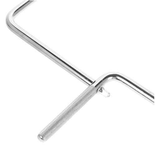 Soporte para cowbell de batería con brazo en U de metal miniatura 3