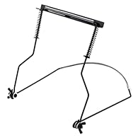 🎵 The Harmonica Holder is made of solid metal, durable, high quality to use. 💖 Adjustable, rotatable and collapsible, you can adjust its angle to make it fit better. 💡 Hook on the neck to set your hands free for playing other instrument and harmonica...