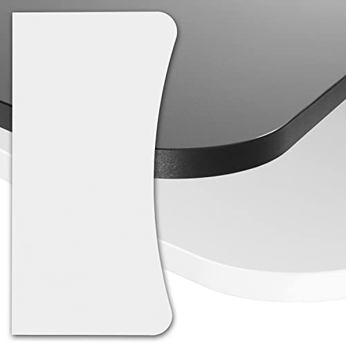 boho office® Schreibtischplatte, Tischplatte Gaming – 160 x 80 x 2,5 cm in Weiß mit hoher Kratzfestigkeit, seidenmatt glänzend