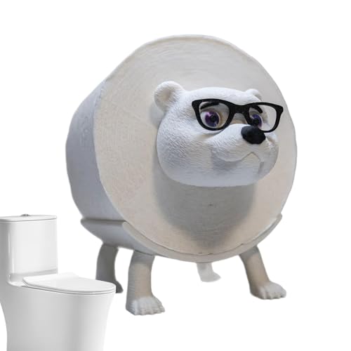 shpuuyy Portarrollos de Papel | Portarrollos de Cocina con de Diseño,Dispensador De Gafas De Sol Ahorra Espacio Diseño Divertido para Cocina Baño Casa Espacios Pequeños Encimera