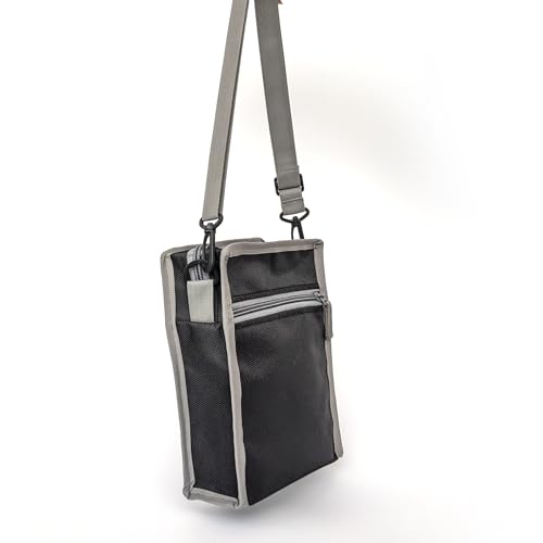 Image of Travel Crossbody Sling Bag for Man, Water-Resistant Oxford Small Shoulder Bag for Office Business, Messenger Side Bag for Passport, Mobile, Charger, Cash