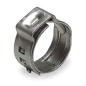 Hose Clamp, SS, Nom.Size. 3/8 In., PK100