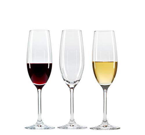 Image of Ash & Roh Ideal for White or Red Party Wine, Whisky Wine Clear Glass(Wine Glass, 3)
