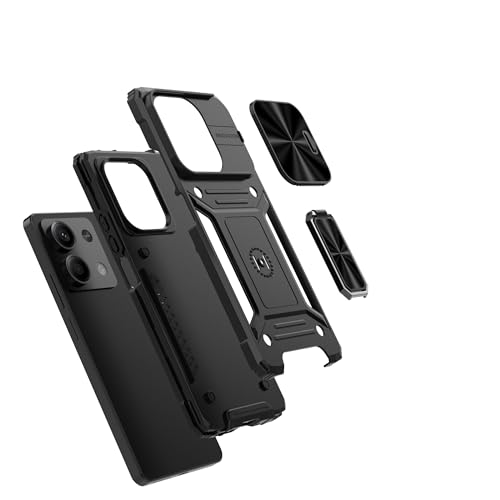 Coque Xiaomi Redmi Note 13 5G housse de protection antichoc noire rigide