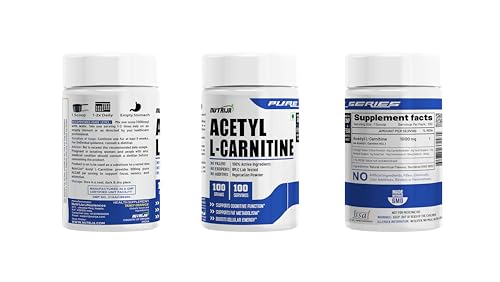 Image of NutriJa Acetyl L-Carnitine (Alcar) | Weight management & quick recovery - (100 grams)