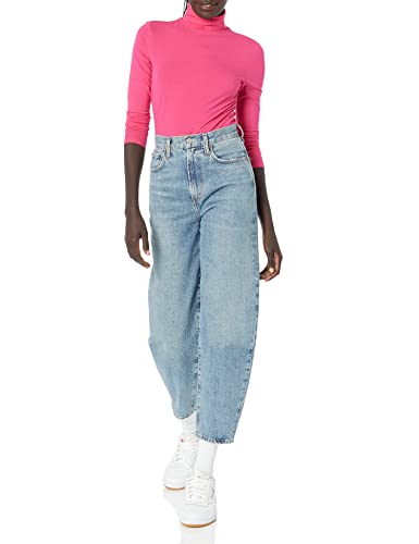 Amazon Essentials Women's Long-Sleeve Turtleneck (Available in Plus Size), Hot Pink, Large4