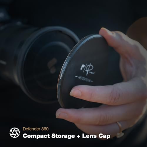 Image of PolarPro 82mm Peter McKinnon Mist VND Camera Filter - 2-5 Stop Variable Neutral Density Lens Filter for DSLR /Mirrorless Pro Video - for Cinematic Shutter Speed Control + Diffusion