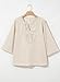 EVALESS Womens Tops Trendy 2026 Boho 3/4 Sleeve Embroidered Lace V Neck Business Work Blouses Dressy Casual Spring Fashion Outfits Parchment M