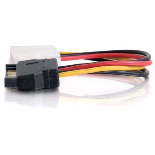 Cable Adaptador Serial 6in 15 Pin SATA Macho a LP4 Hembra miniatura 3