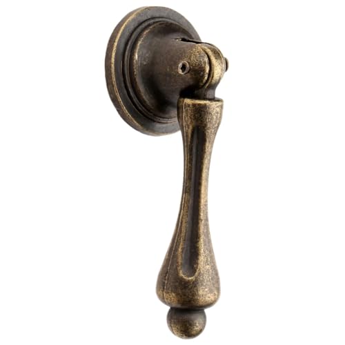 Tirador de bronce para sustituir pomos desgastados en armarios de cocina 2