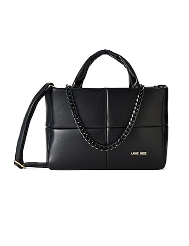 Image of Lavie Luxe Women's Puff Small Solid Tote Handbag for Women | Tote Bag for Work | Ladies purse | Stylish Shoulder Bag | Ladies Gift