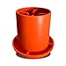 Rebar Safety Caps #3 (10 Pack) – Heavy-Duty Orange Mushroom Caps for Construction Rebar Protection, Prevent Injuries, Durable Plastic